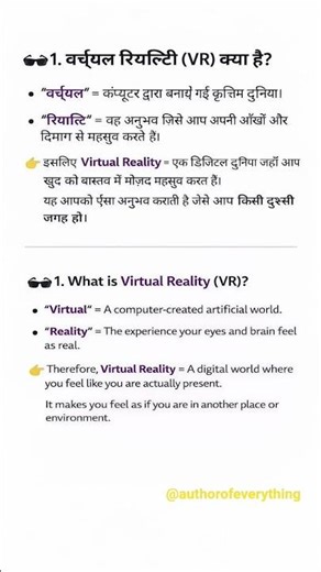 What is Virtual Reality? 🤯 | VR Explained in 30 Seconds | Chapter 1