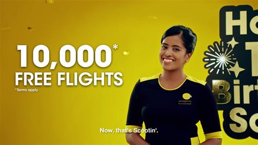 Cakes and songs to celebrate a birthday?🎂 Not for us! Instead, we’re commemorating #10yearsofScootin by giving away 10,000 FREE tickets! 🙌 Stand a chance to win a free trip on us simply by booking a trip with us! Let us make our birthday, YOUR party: https://bit.ly/ScootFlightGiveaway_SG | FlyScoot