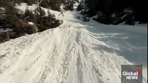 “Chunks as big as my truck.” This B.C. adventure seeker captured breathtaking drone video of a Vancouver Island avalanche. Read more: https://trib.al/Q45rcFL | Global BC