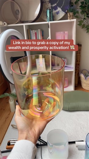 Wealth & Prosperity 432hz Activation 💸 This activation merges spoken affirmations and my beautiful crystal singing bowls, tuned to 432 Hz in the note E, a frequency often associated with harmony, grounding, and abundance. Listening regularly can help: ✨Rewire subconscious beliefs around money and self-worth ✨Shift you out of hustle and scarcity into ease and receptivity ✨Support energetic alignment with wealth, opportunity, and overflow ✨Create a relaxed, open state where abundance feels safe t