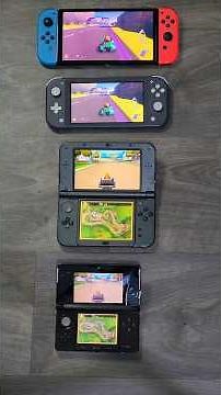 Garfield Kart - 3DS vs New 3DS vs Switch Lite vs Switch Oled | Speed Test Comparison #3ds #switch