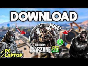 How to Install COD WARZONE for Free on PC or Laptop - Easy Tutorial - Latest!