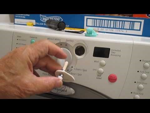 Whirlpool Washer/Dryer Repair Hold to Start Button Hack