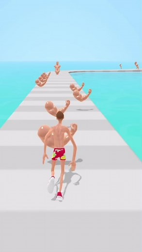 3D Animated Running Game: Dodge Obstacles and Arms