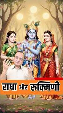 जब रुक्मिणी के मन में ईर्ष्या जागी 🦚 #krishna #radha #rukmini #krishnabhajan #radheradhe