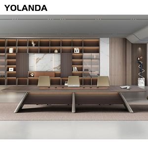 [Hot Item] Yolanda Office Furniture Minimalist Design Thickened Small Storage Cabinet Office Conference Table