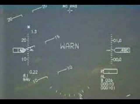 F-16 Fighting Falcon Jet HUD Demo on Airshow