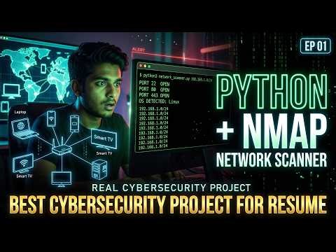 Network Scanner Tool Banao Python Se | Nmap Project Explained Hindi | Cybersecurity Projects EP 01