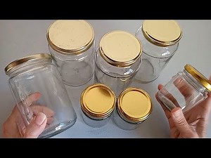 DIY - 3 EASY IDEAS with GLASS JARS 🌼 RECYCLING ♻ CRAFTS 😍 FROM TRASH to TREASURE💕