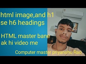 "How to html headings" ||one video master class for you|| learn life#html#master#video