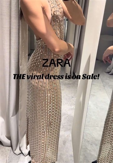 Zara Diamond Dress Sale: Try It On Today