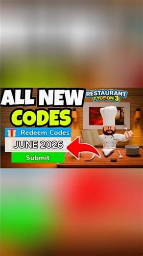 ALL WORKING CODES FOR RESTAURANT TYCOON 3 IN JUNE 2026! (Roblox RT3 Codes)