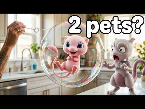 I Got Mew & Mewtwo Pokémon Pets In Real Life
