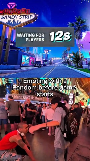 Emoting with randoms irl