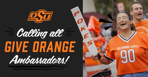 1.1K views | Don't miss your chance to make an impact as a #GiveOrange 2025 digital ambassador! The deadline to sign up is March 18. With exciting matching gifts and challenges, your efforts will go even further to benefit #okstate students, faculty, programs and facilities. Top performing ambassadors earn additional funds for their area! Join the ambassador team today at bit.ly/4gJNHCu. | OSU Foundation | Facebook