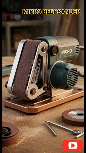 This Tiny Belt Sander Is Insanely Powerful 😳 | MICRO Precision Tool #tools #usa #viralshorts #diy