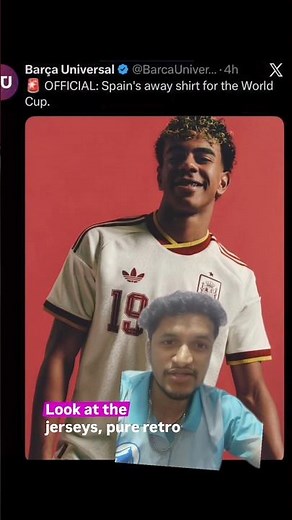 Spain’s NEW Away Kit is INSANE 😳🔥🥶 #spain #worldcup #football #lamineyamal #jersey #fifa #lamine