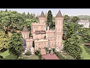 BASE GAME CASTLE 🏰 The Sims 4 Speed Build | No CC