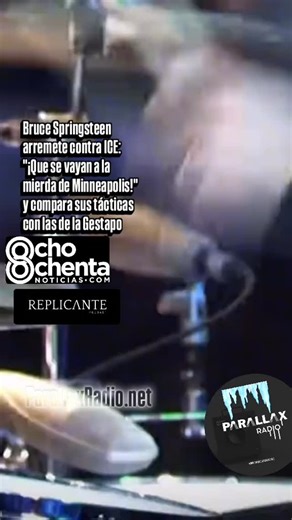 ParallaxRadio on Instagram: "Parallaxradio.net Bruce Springsteen se pronunció fuertemente contra ICE (Immigration and Customs Enforcement) durante una aparición sorpresa en un concierto benéfico en Red Bank, Nueva Jersey, el 17 de enero de 2026, en el evento Light of Day Winterfest en el Count Basie Theatre. Lo que dijo exactamente (detalles clave): Criticó duramente las operaciones masivas de deportaciones y despliegues de agentes federales del gobierno de Trump, a las que calificó de “tácticas