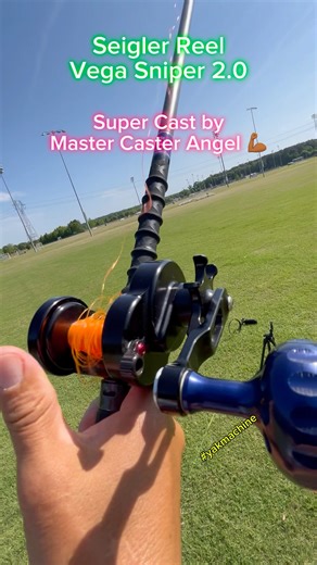 200M Hatteras cast by Master Caster Angel using #seigler reel #shorts #longcasting #surfcasting