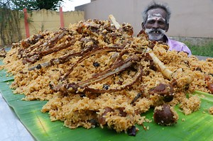 331K views · 4.9K reactions | Goat Biryani Prepard by Daddy Arumugam | Village Food Factory | Facebook