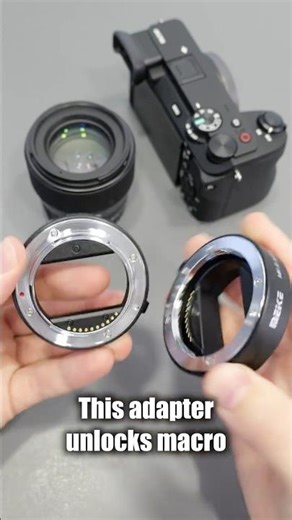 Unlock Macro on any lens with this adapter