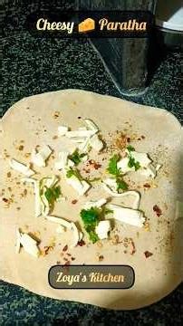 Cheesy 🧀 Paratha | Yummy Nasta | Quick Recipe 😋 | #zoya'skitchen #cookingvideo