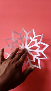 892K views · 7.9K reactions | Paper snowflake Crafts ❄ #papercutting #papercraft #diy #snowflakes | Bk Crafts | Facebook