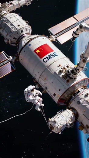 Space Station Cosmic Spectacle! The Ultimate Collision of Space Tech & Stars 🌌