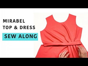Ep 4. - Mirabel Top & Dress Sew Along | Finishing front (Sinclair Patterns)
