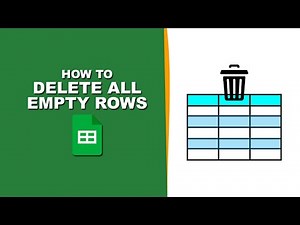how to delete all empty rows in google sheets