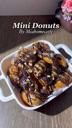 Easy Mini Donuts Recipe with Chocolate Glaze