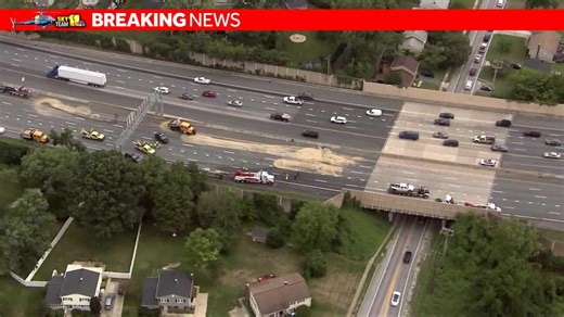 Crash closes portion of Baltimore Beltway at I-83 exits