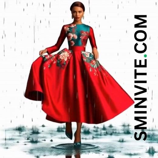 43 shares | An Ai Animated model modeling a stunning maxi red dress for SMinvite.com Get yours today! | SMinvite, LLC | Facebook