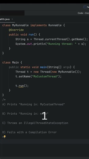 Java thread tricky question