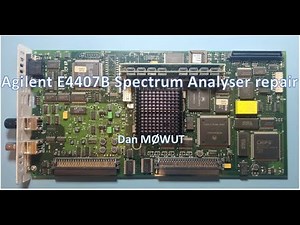 Agilent E4407B 26.5GHz Spectrum Analyser repair (LO unlevel)