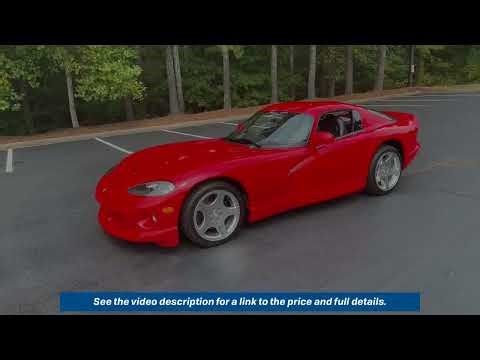 2001 Dodge Viper GTS 8702-ATL for sale | Charlotte, Atlanta, Dallas, Tampa, Phoenix, Nashville