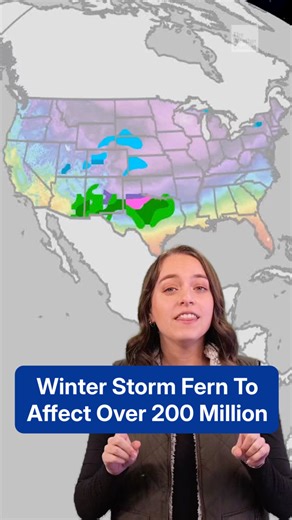 91K views · 813 reactions | Over 230 million people are projected to be affected by Winter Storm Fern, so chances are you're one of them. We'll keep you updated as we continue to forecast Fern's progression. | The Weather Channel | Facebook