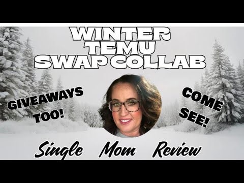 ⛄️❄️My Winter 2026 Temu Mystery Swap Collab Gift Exchange & Giveaway!❄️⛄️ #temu #collab #giveaway