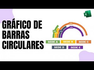 🎯 Cómo Crear un Gráfico de Barras Circulares en Excel Paso a Paso