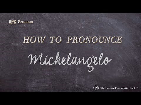 How to Pronounce Michelangelo (Real Life Examples!)
