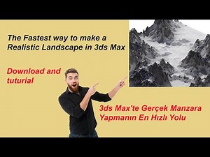Landscape 3dsmax-The fastest way to make a realistic LANDSCAPE in 3ds max-max landscape script