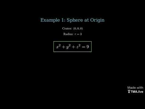 Distance, Spheres, and Midpoints in 3D