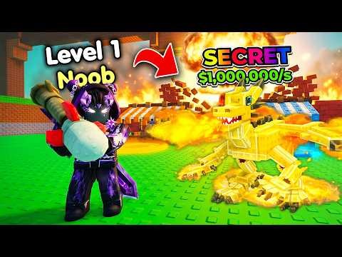 Starting Over as NOOB with OP SECRET in Nuke For Brainrot! (Roblox)