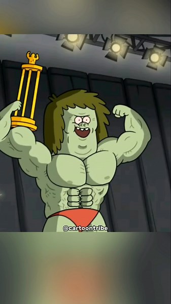 Muscle Man Gets Into Body Building 😳