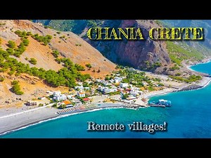Chania: The most remote villages in Crete by Drone (4K)