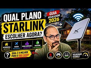 Qual Plano Starlink Escolher agora? (Guia Atualizado 2026)