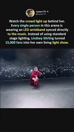 The Lindsey Stirling Crowd Effect