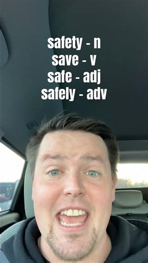 “Safe, Save, Safety, Safely” – They’re ALL the Same Word Family! 🤯 #shorts #englishlearning