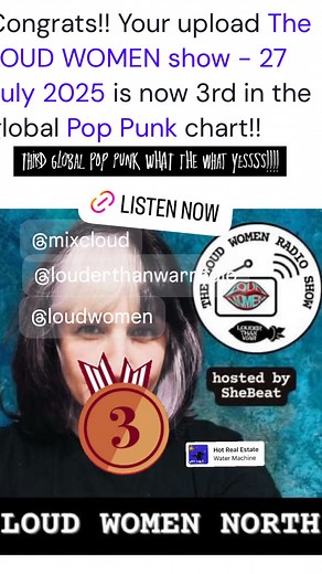Thanks so much for listening to my latest LOUD WOMEN NORTH show 🎶😎✨🎧🙌🏻 | SheBeat